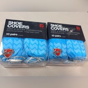 20 Pairs Surface Shields Skid Resistant Bottom Reusable Shoe Covers SC3001PB